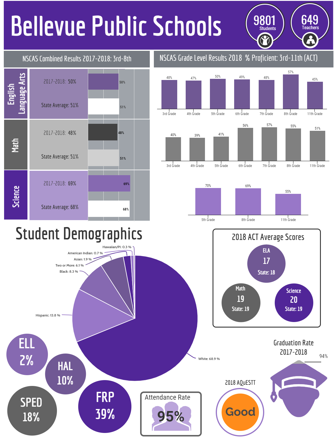 Bellevue district infographic